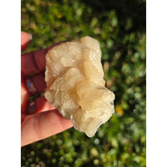 Peach Stilbite Apophyllite Cube Crystal Cluster - Picture 8 of 9